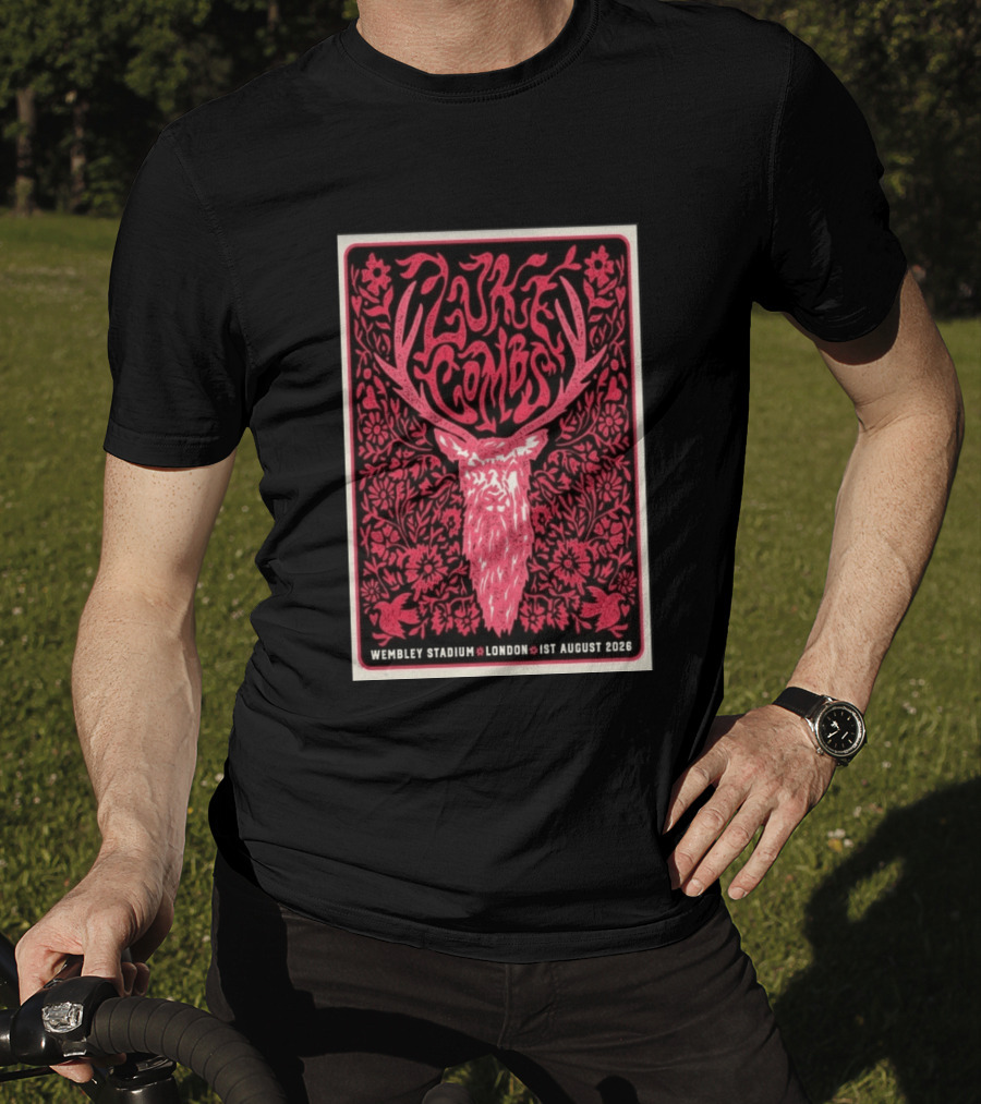 Luke Combs Wembley Stadium London 1st August 2026 Floral Antler T-Shirt