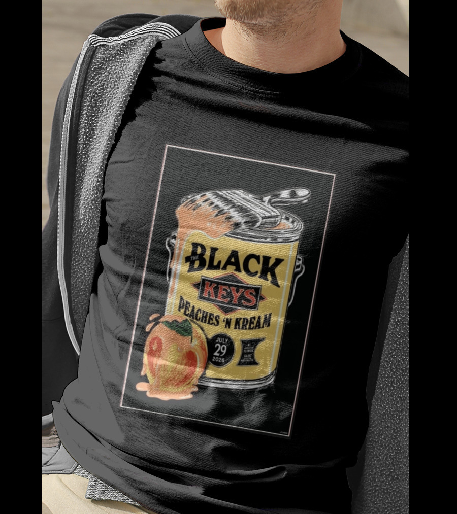 The Black Keys Peaches 'N Kream July 29 2026 St. Augustine Florida T-Shirt