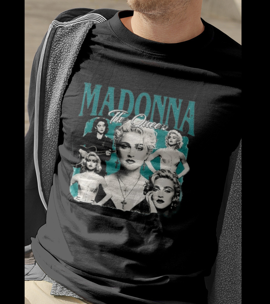 Madonna The Queen Iconic 90s Music Legend T-Shirt