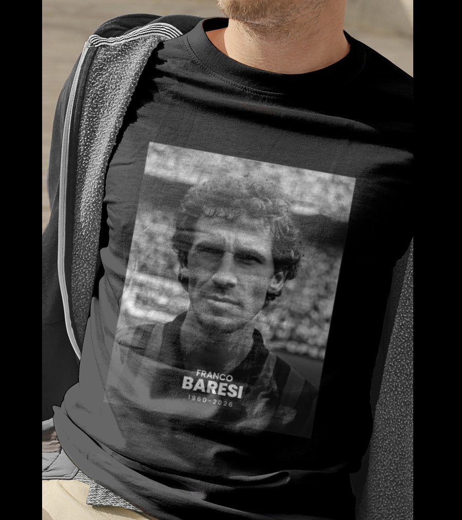 Franco Baresi 1960 2026 Football Legend T-Shirt