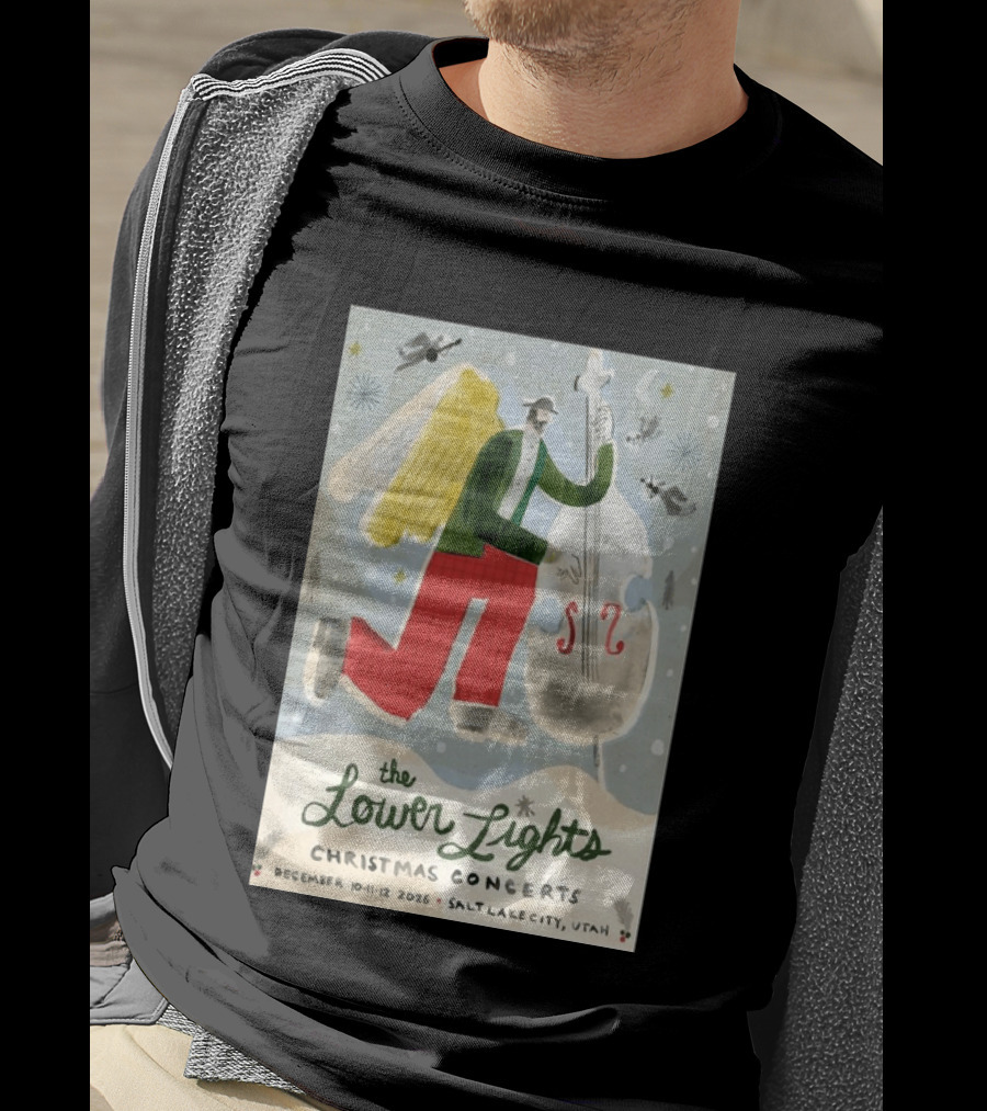 The Lower Lights Christmas Concerts December 10 11 12 2026 Salt Lake City Utah Angel T-Shirt