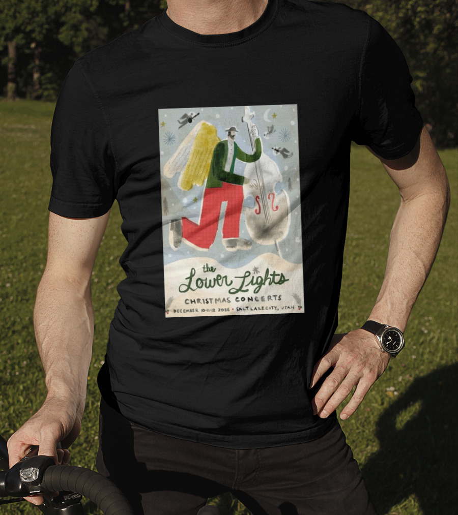 The Lower Lights Christmas Concerts December 10 11 12 2026 Salt Lake City Utah Angel T-Shirt