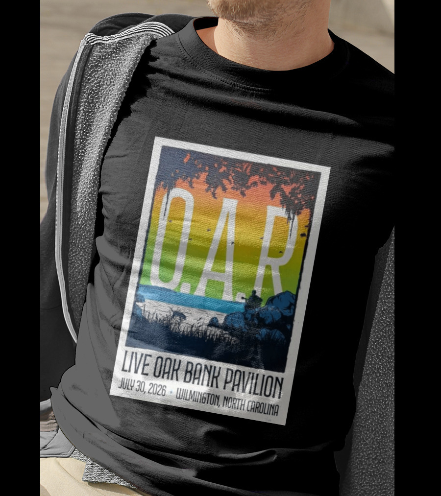 O.A.R. Live Oak Bank Pavilion July 30 2026 Wilmington North Carolina T-Shirt