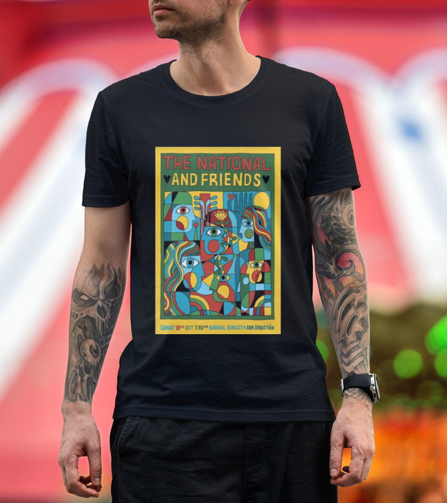 The National And Friends San Sebastián Concert October 18 Kursaal Donostia T-Shirt