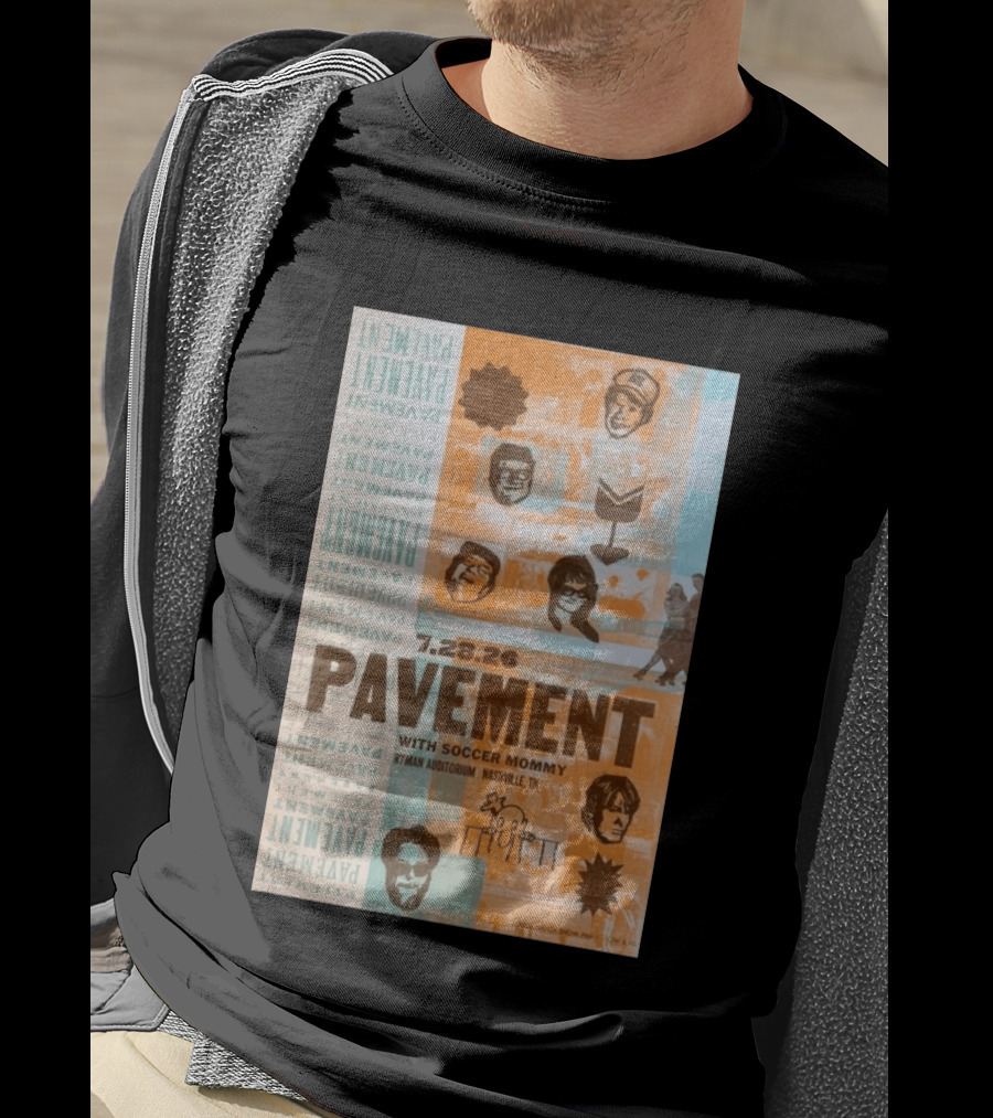 Pavement With Soccer Mommy Ryman Auditorium Nashville July 28 2026 T-Shirt