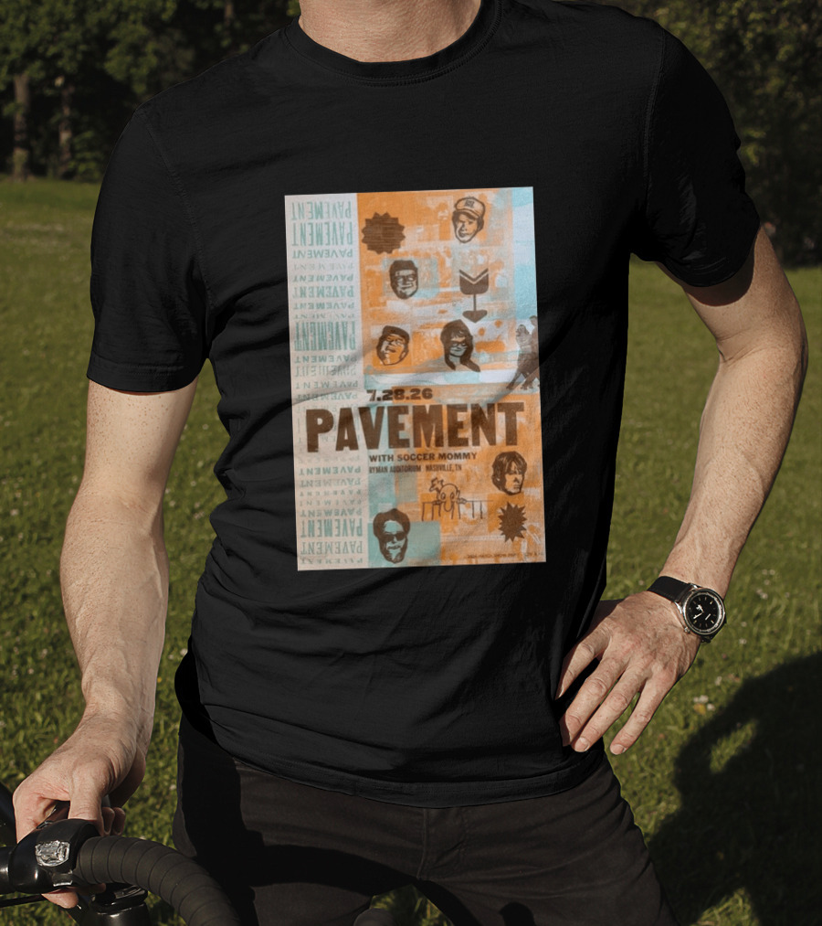 Pavement With Soccer Mommy Ryman Auditorium Nashville July 28 2026 T-Shirt