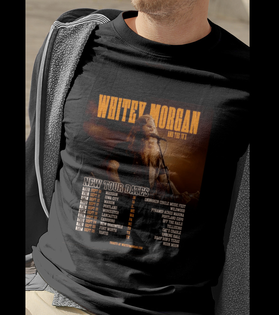 Whitey Morgan And The 78's New Tour Dates 2026 Concert Schedule T-Shirt