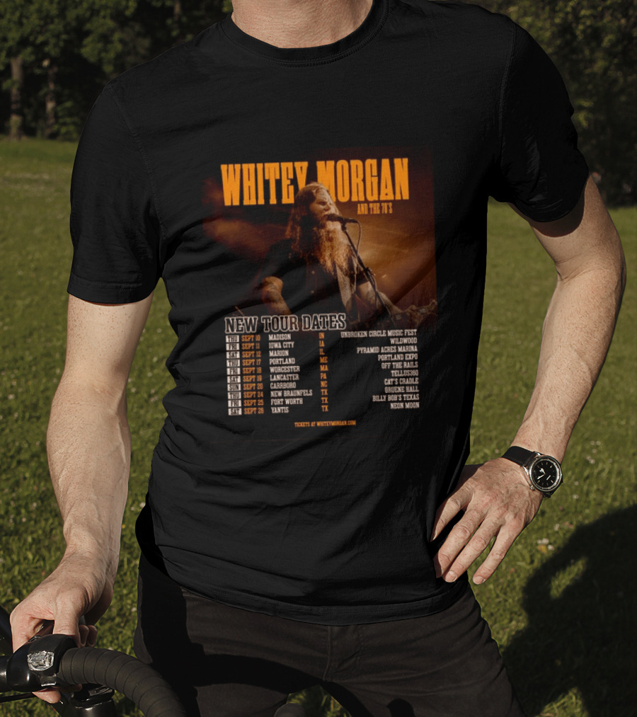 Whitey Morgan And The 78's New Tour Dates 2026 Concert Schedule T-Shirt