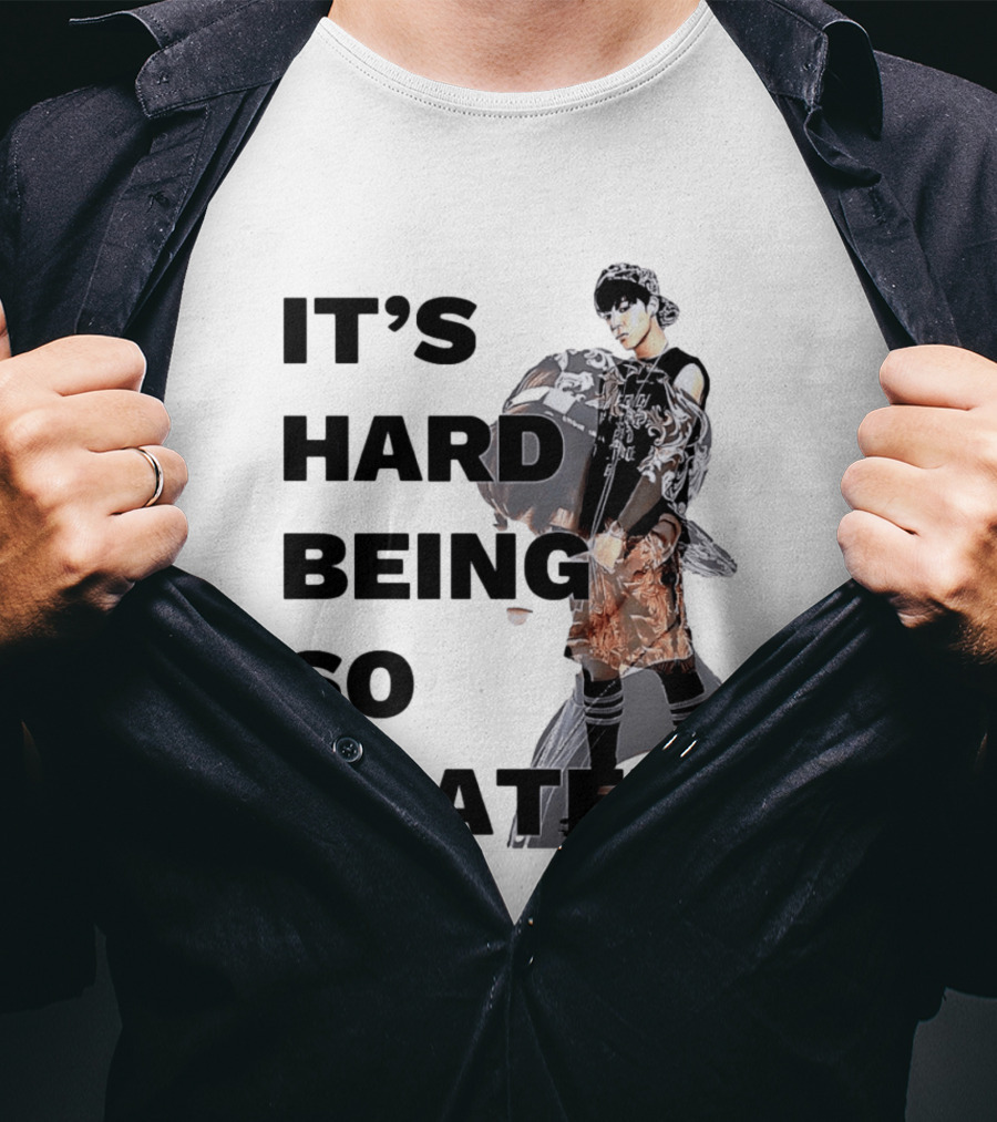 It's Hard Being So Goated Meme Fashion Icon Aesthetic T-Shirt
