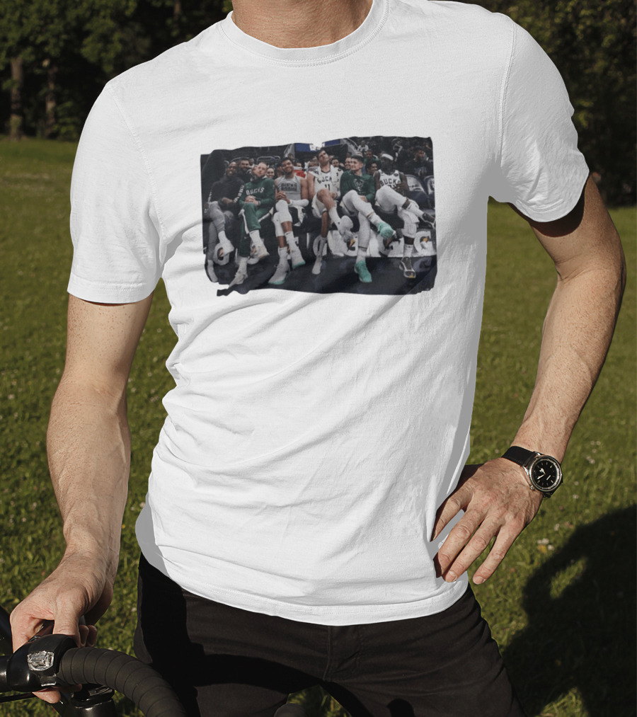 Milwaukee Bucks NBA Basketball Team Bench Players T-Shirt