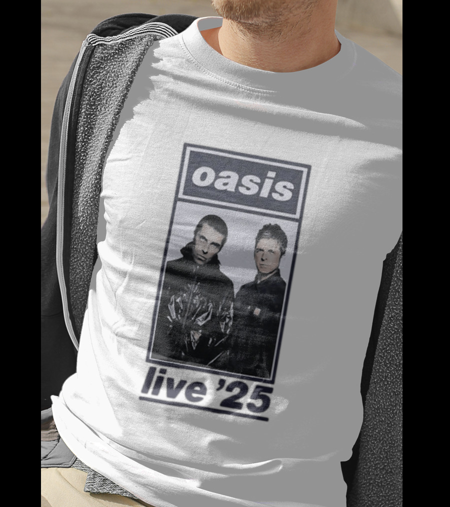 Oasis Live 2025 Liam Gallagher Band Tour T-Shirt