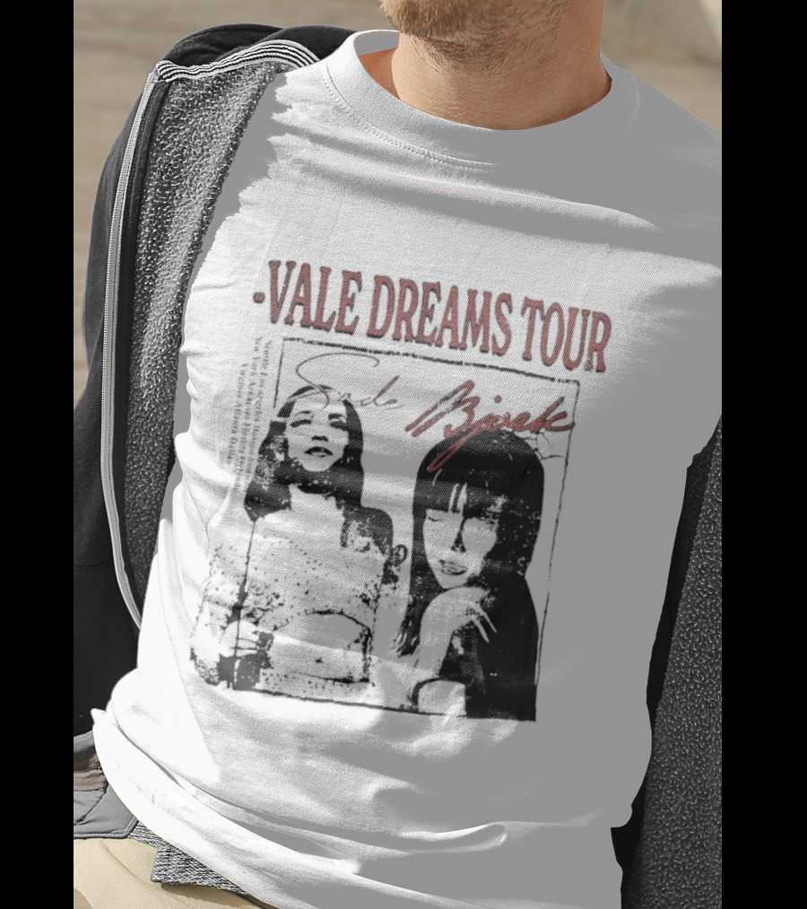 Vale Dreams Tour Sade Bjork 90s T-Shirt