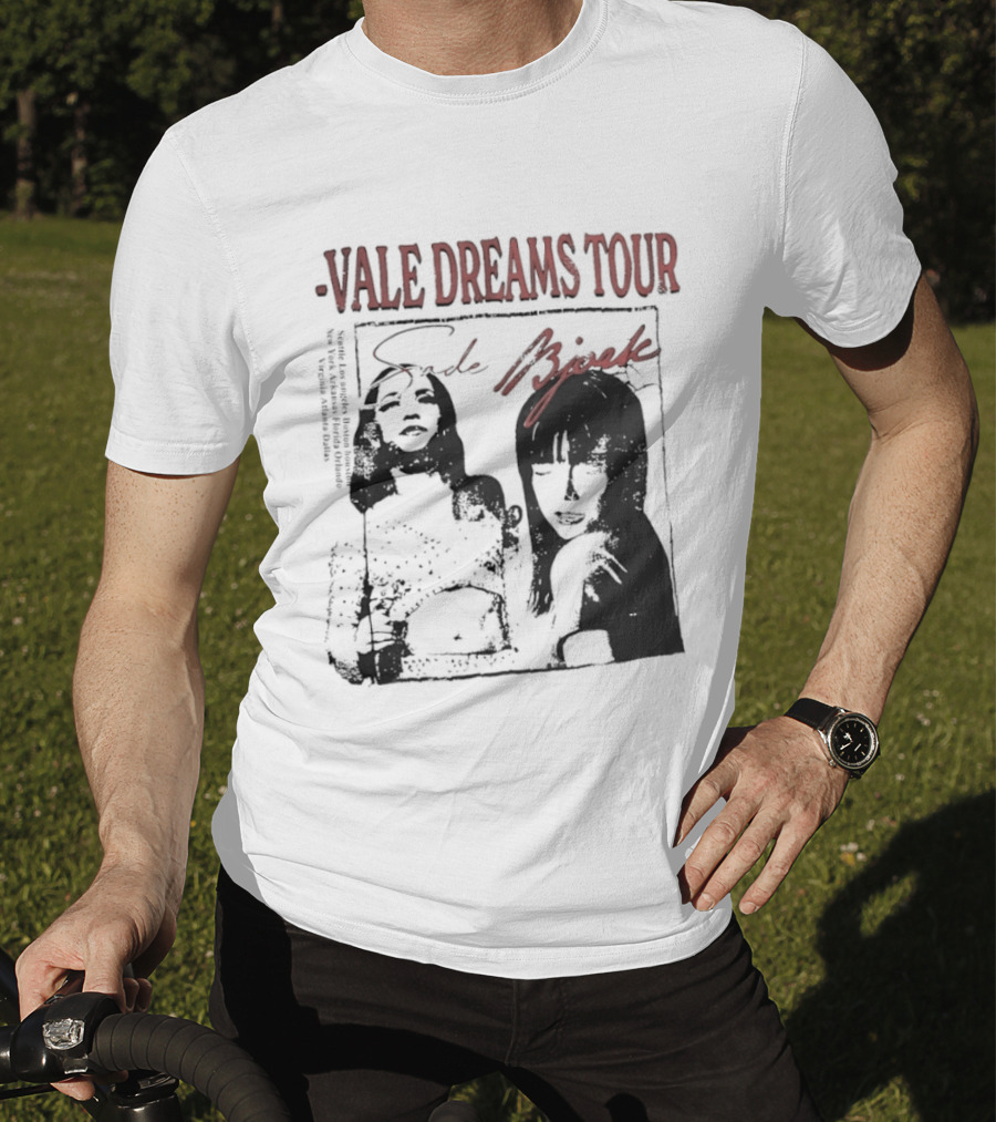 Vale Dreams Tour Sade Bjork 90s T-Shirt