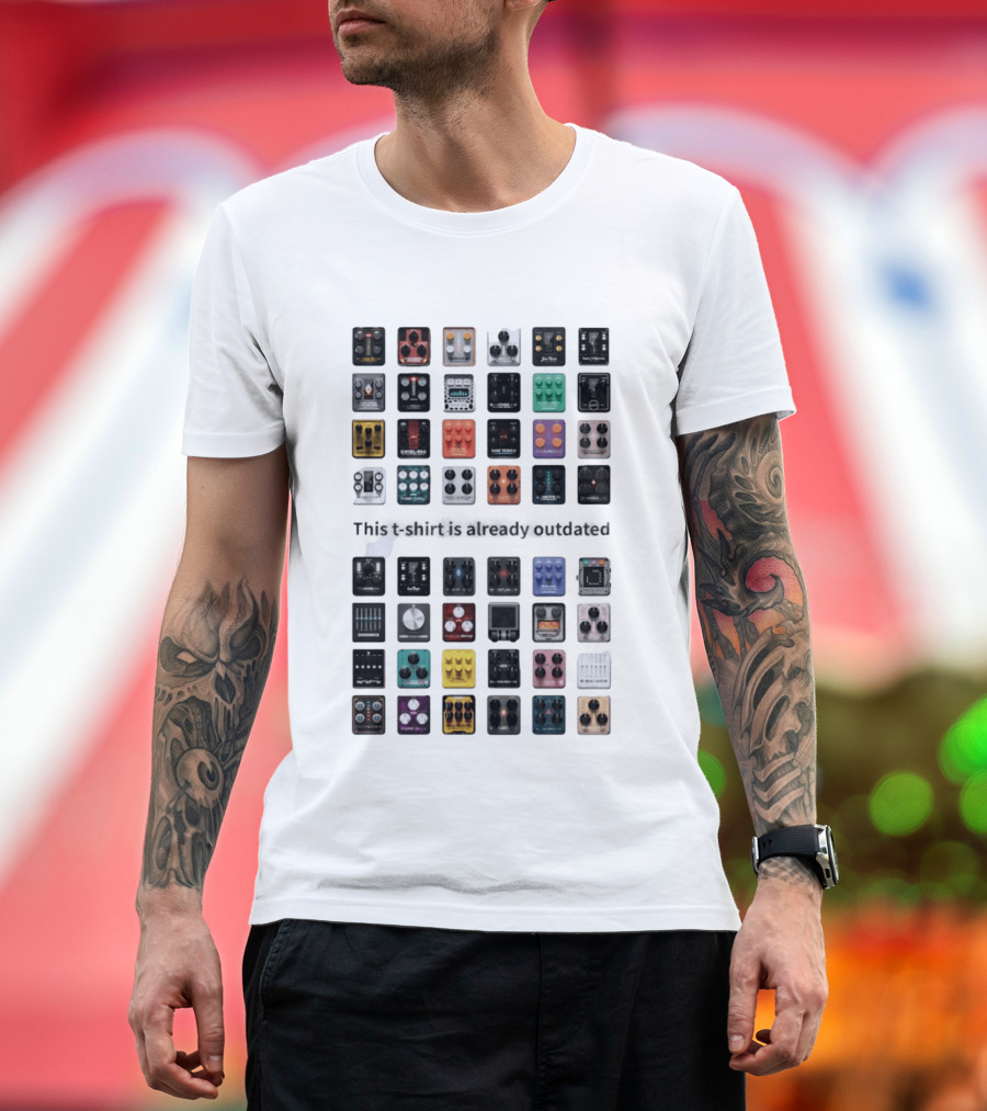 This Is Already Outdated Guitar Pedal Collection Effects T-Shirt