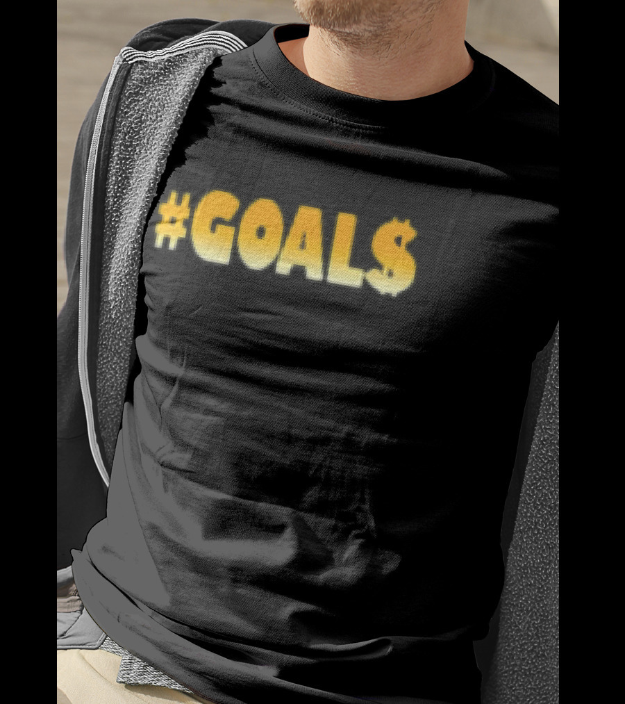 2024 New Year Money Goals Hashtag Wealth Ambitions Motivation T-Shirt