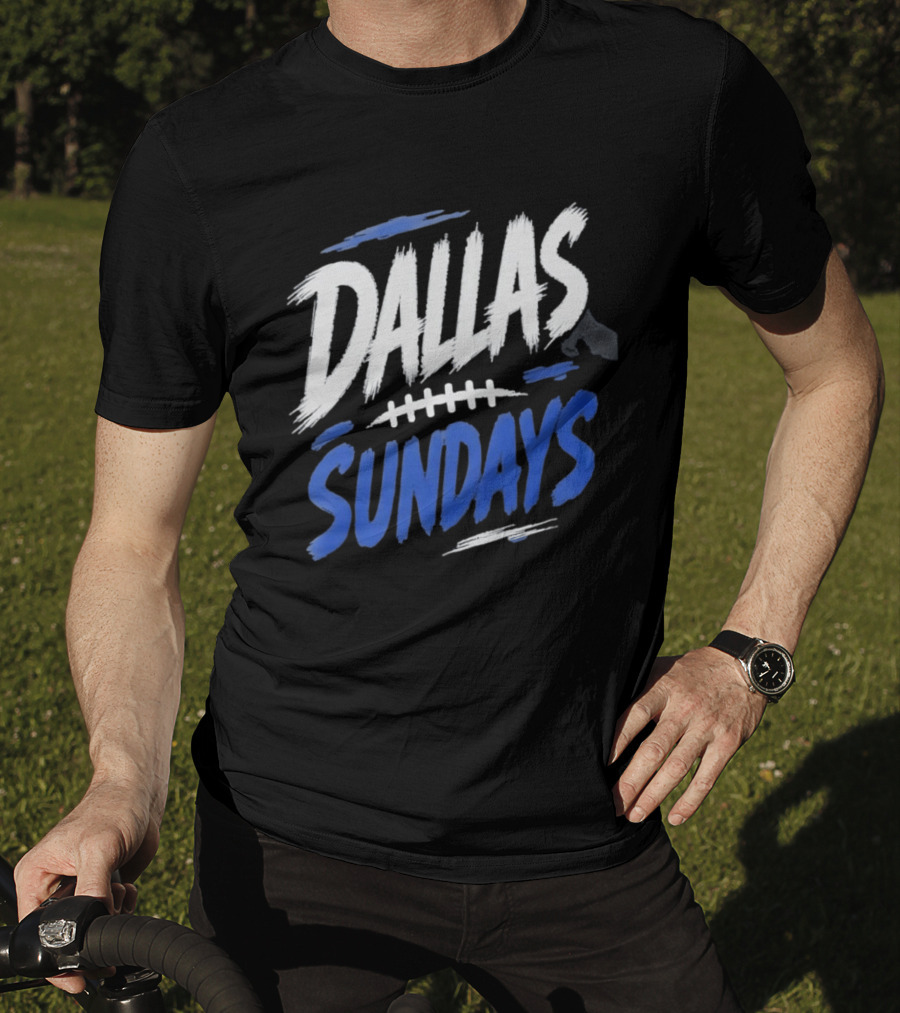 Dallas Sundays Football Brushstroke T-Shirt