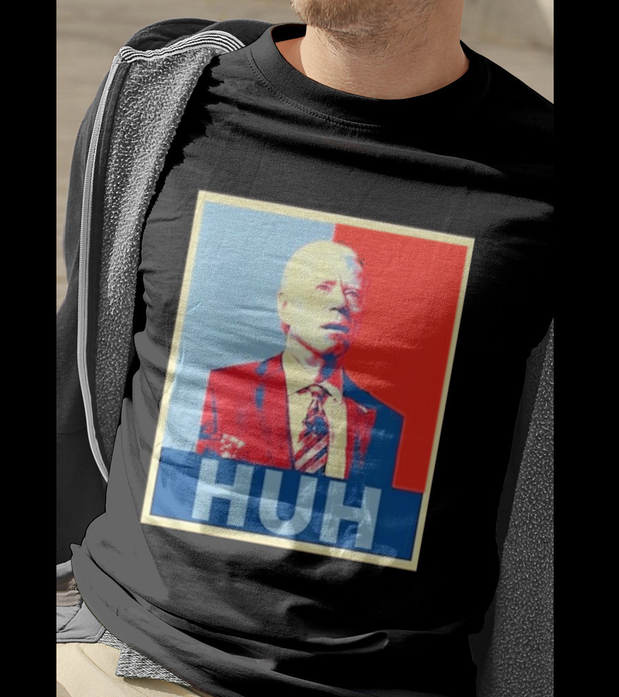 Huh Joe Biden Red Blue T-Shirt