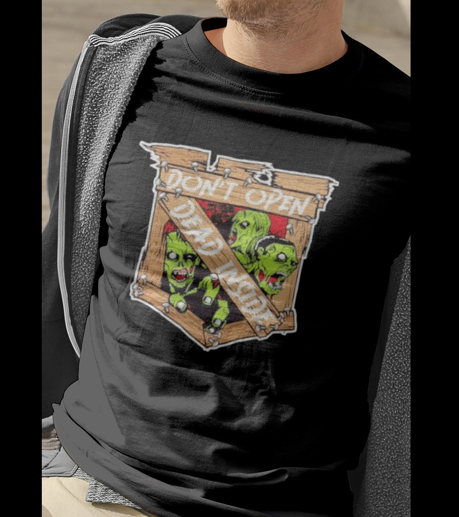 New York Rangers Halloween Don't Open Dead Inside Zombie T-Shirt