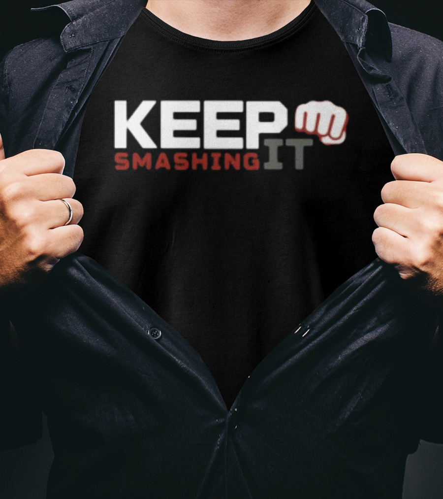 Duayne Pearce Store Womens Keep Smashing It T-Shirt