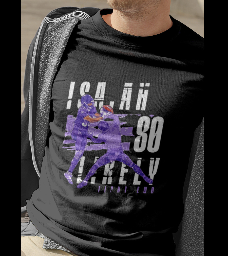 Baltimore Ravens Isaiah Likely 80 Tight End Football Player T-Shirt