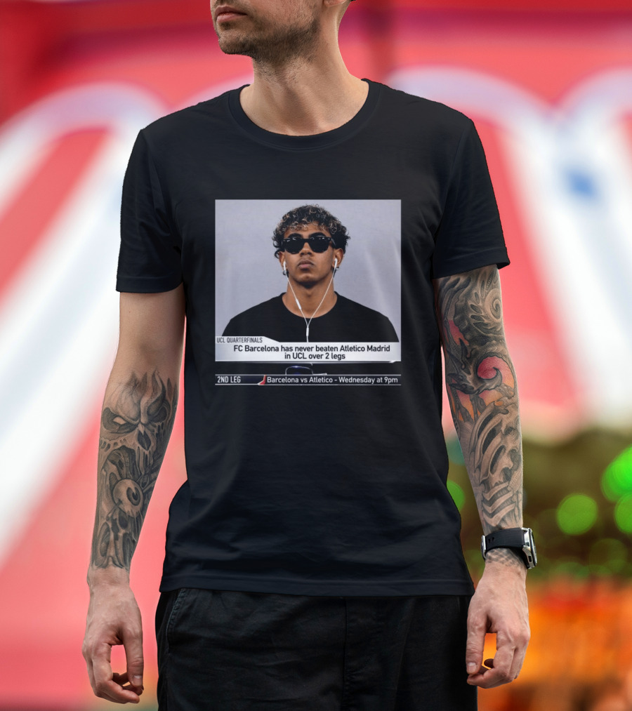 Barcelona Vs Atletico Madrid UCL Quarterfinals History Never Beaten Over 2 Legs T-Shirt