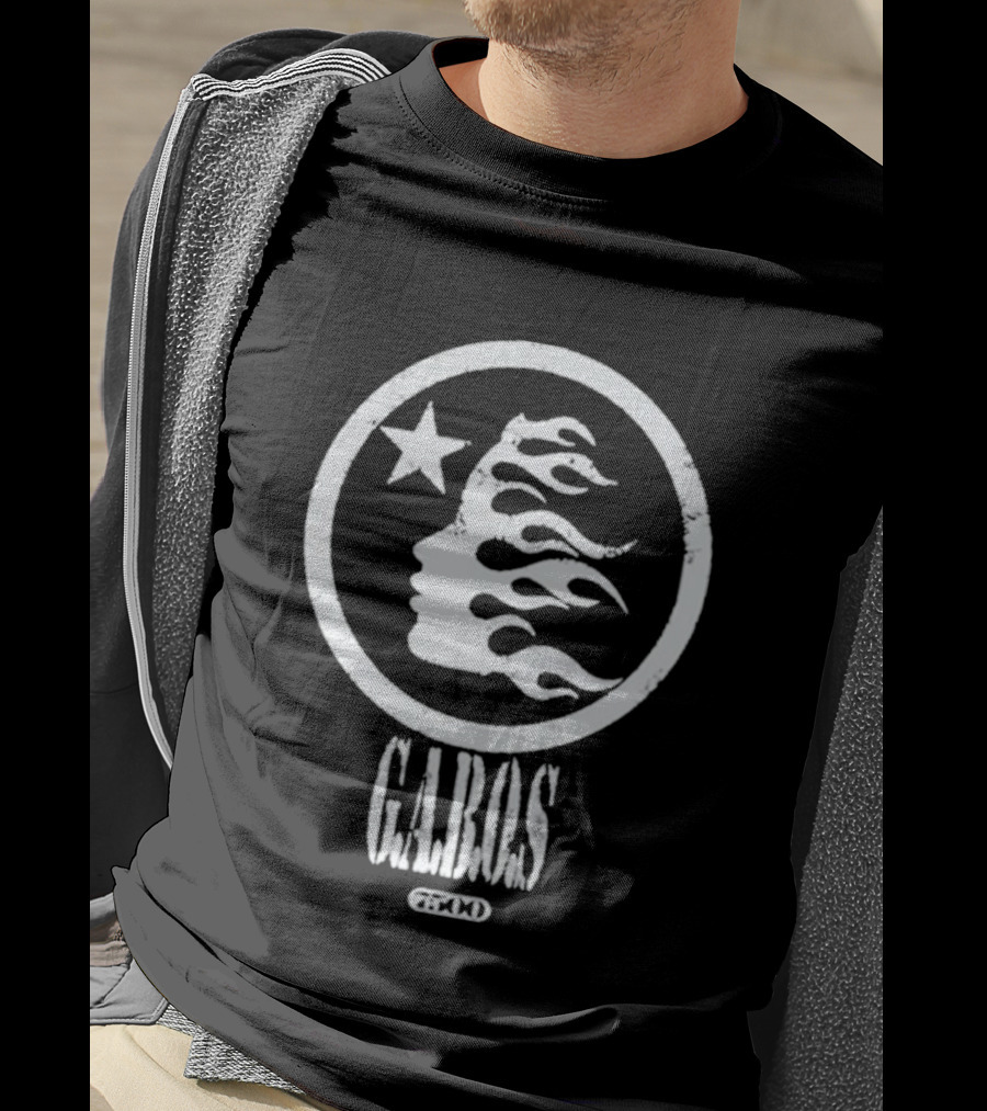 Gabos Hellstar Flame Profile Star T-Shirt