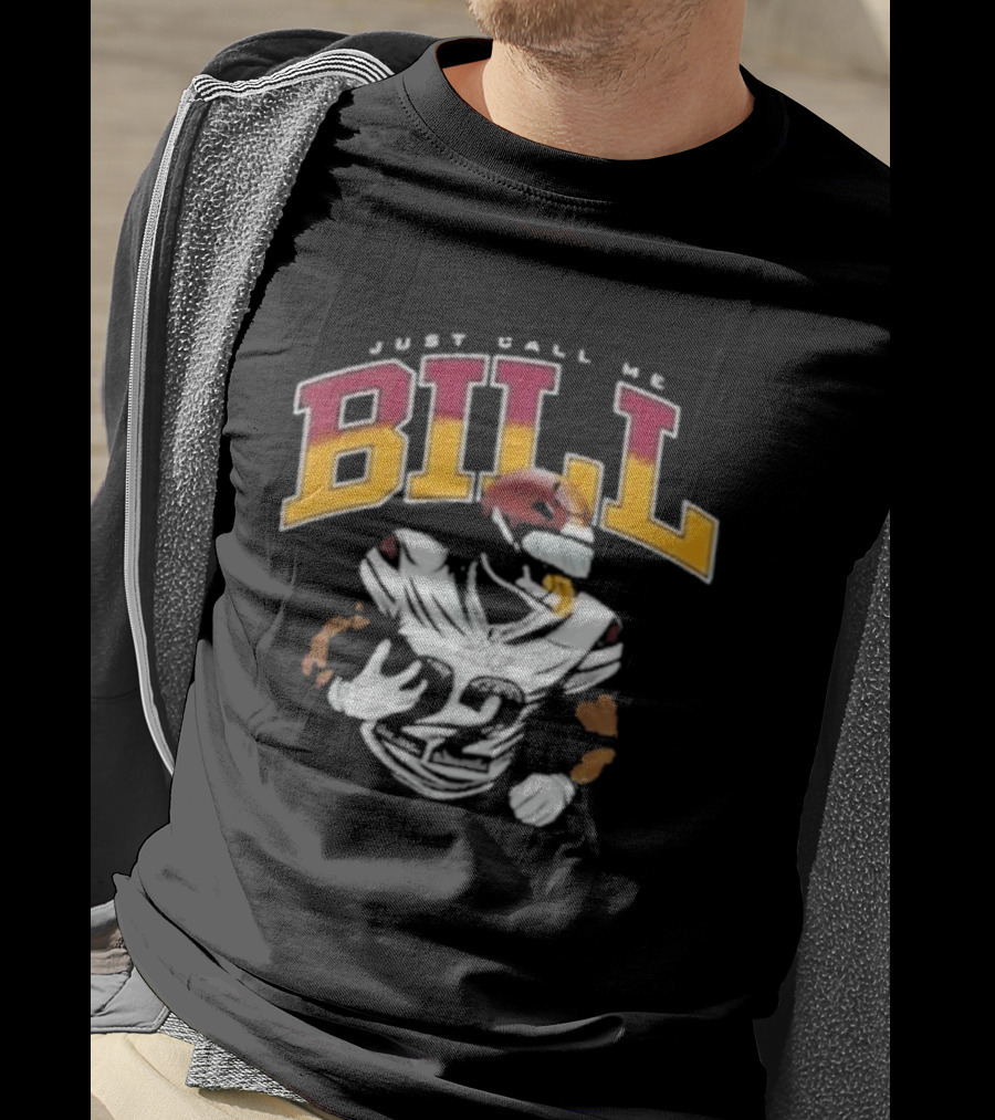 Just Call Me Bill Croskey Merritt Football Player T-Shirt
