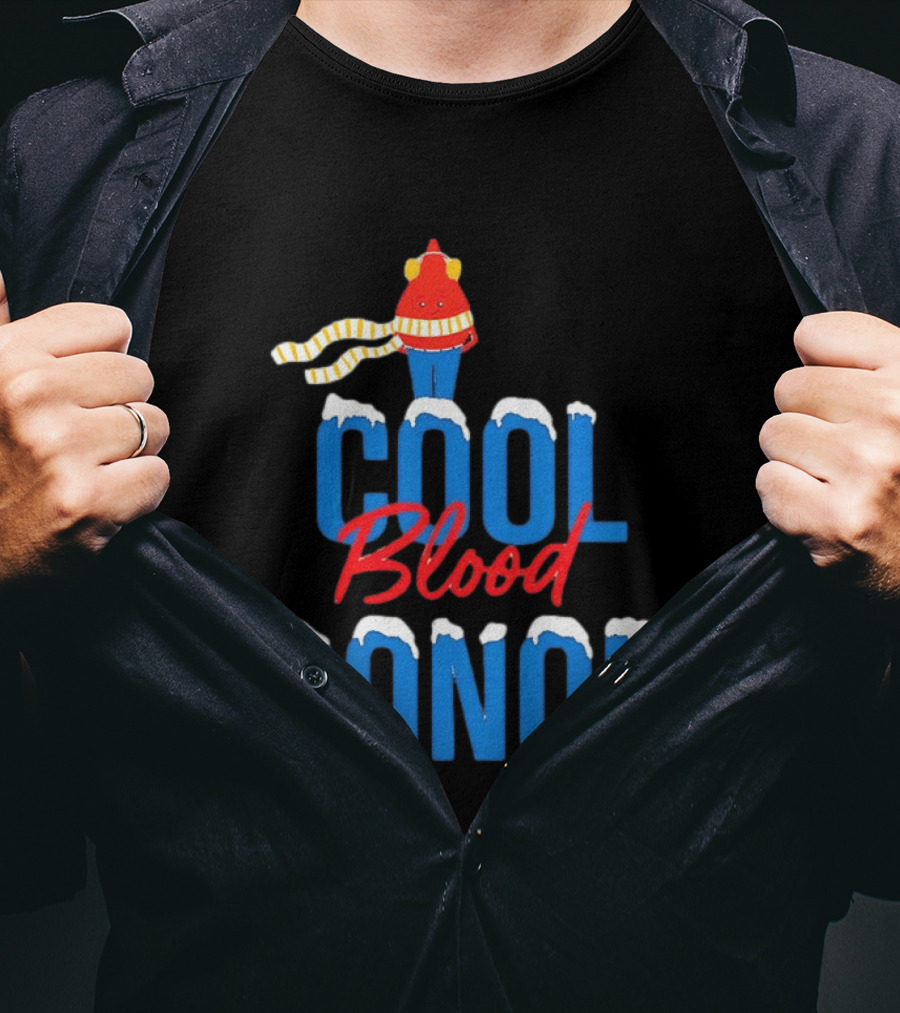 Cool Blood Donor Winter T-Shirt