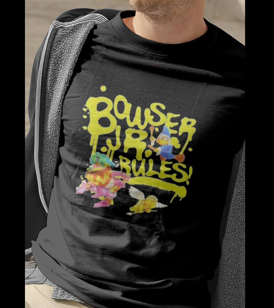 Bowser Jr Rules With Colorful Characters And Fun Styles T-Shirt