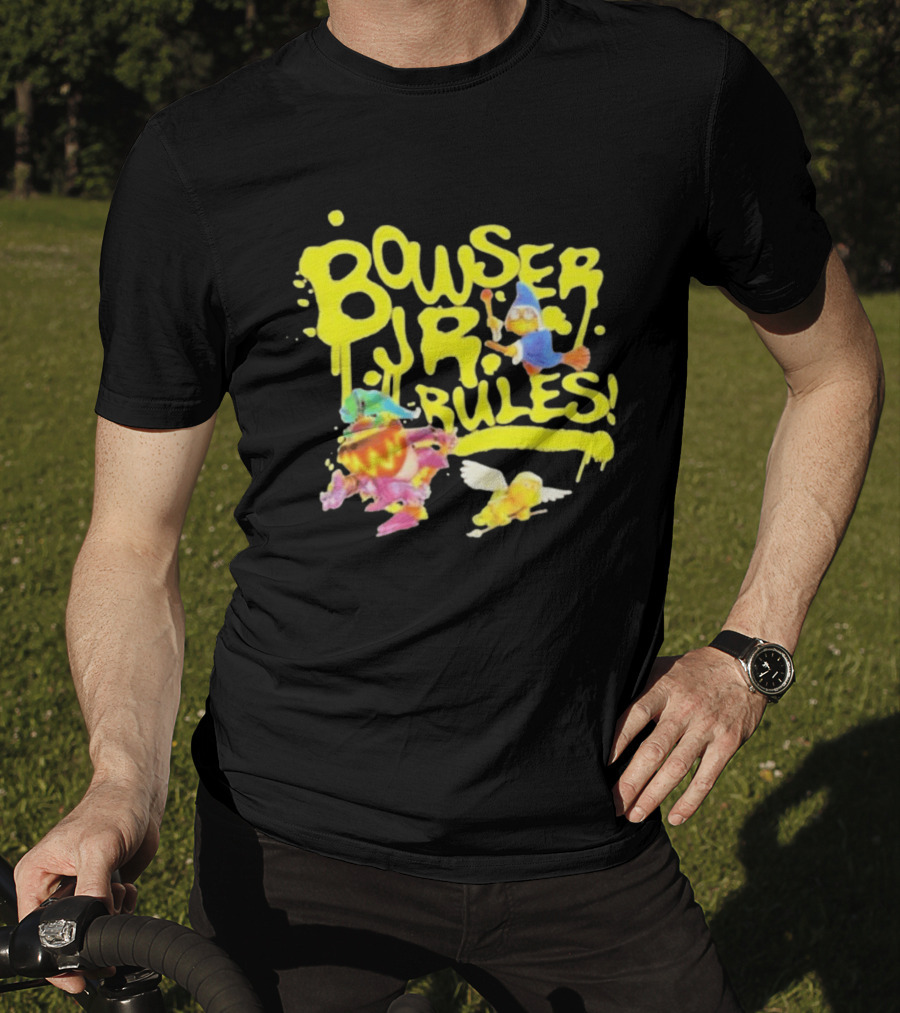 Bowser Jr Rules With Colorful Characters And Fun Styles T-Shirt
