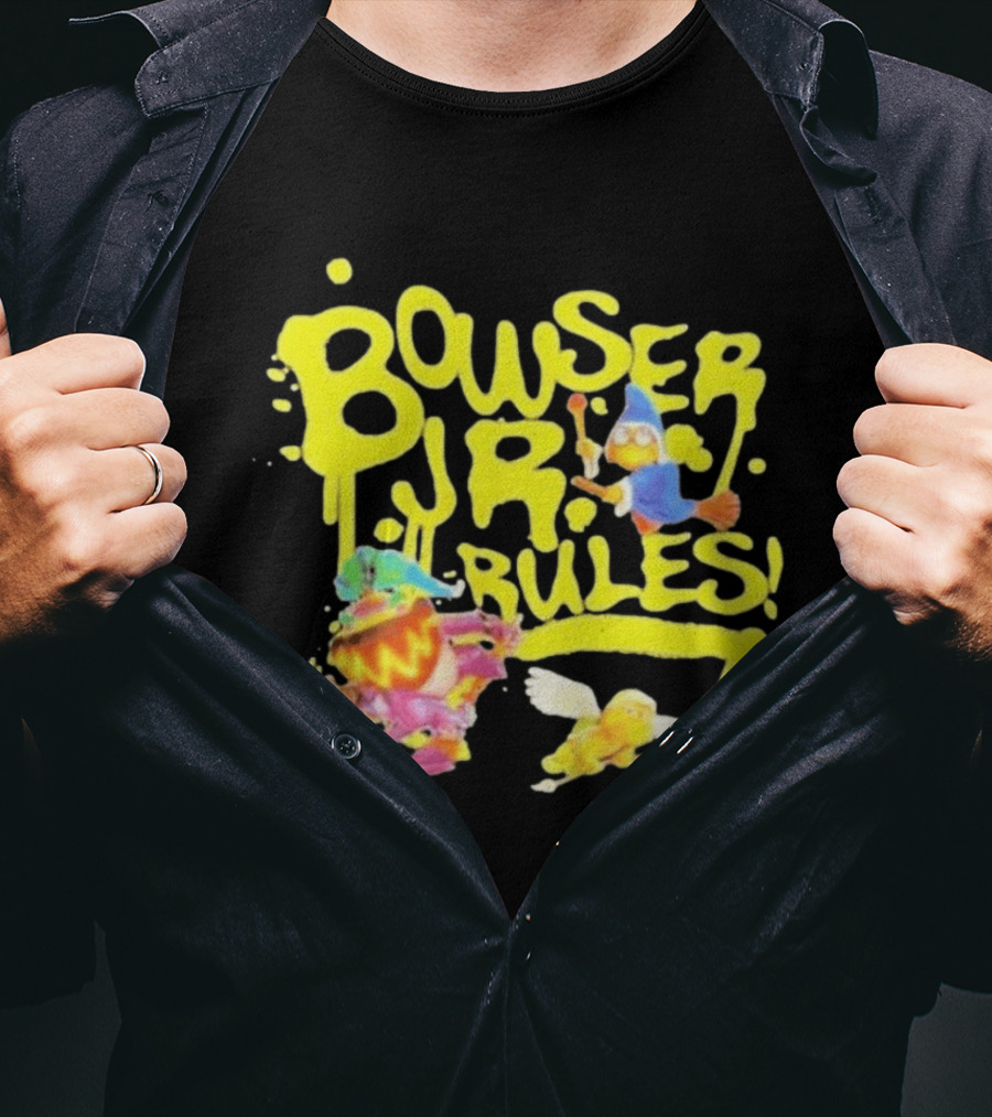 Bowser Jr Rules With Colorful Characters And Fun Styles T-Shirt
