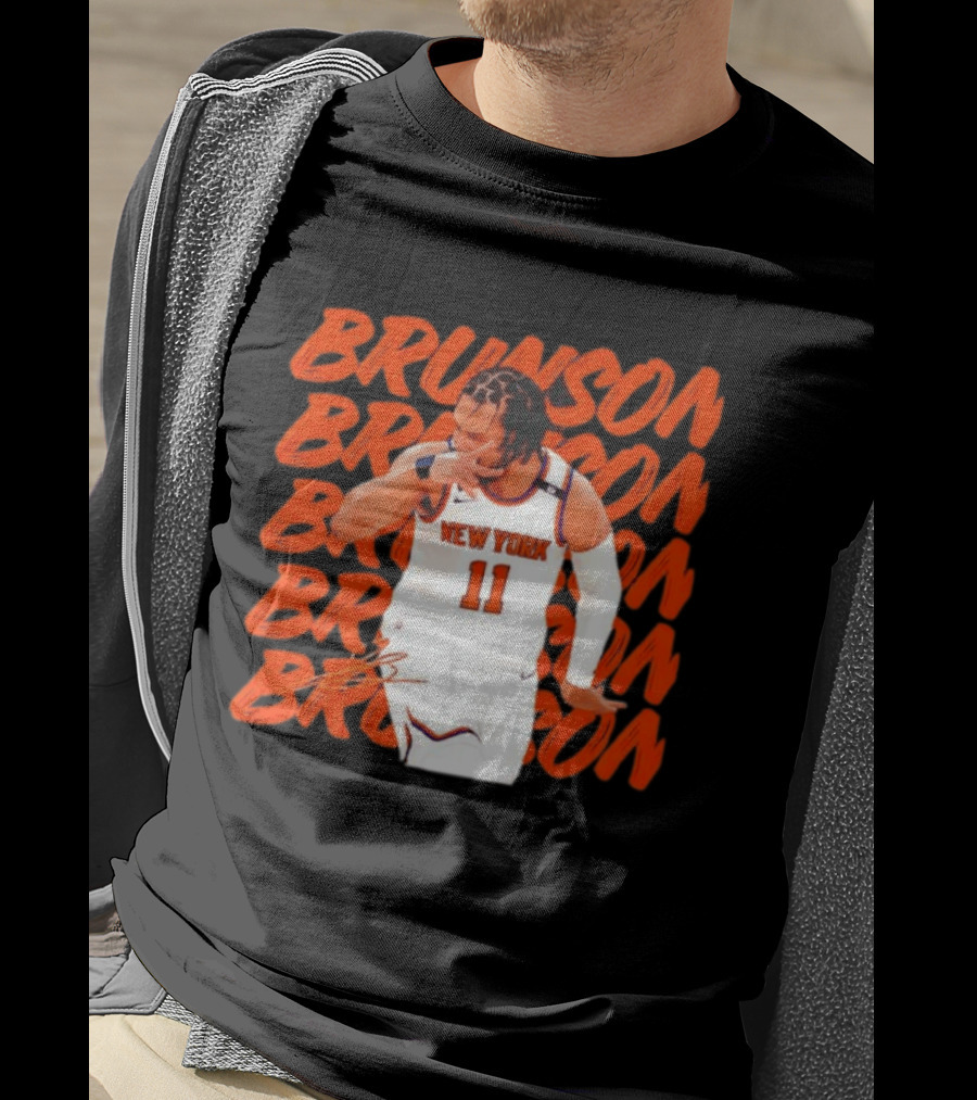 Brunson 11 New York Knicks Basketball Player T-Shirt