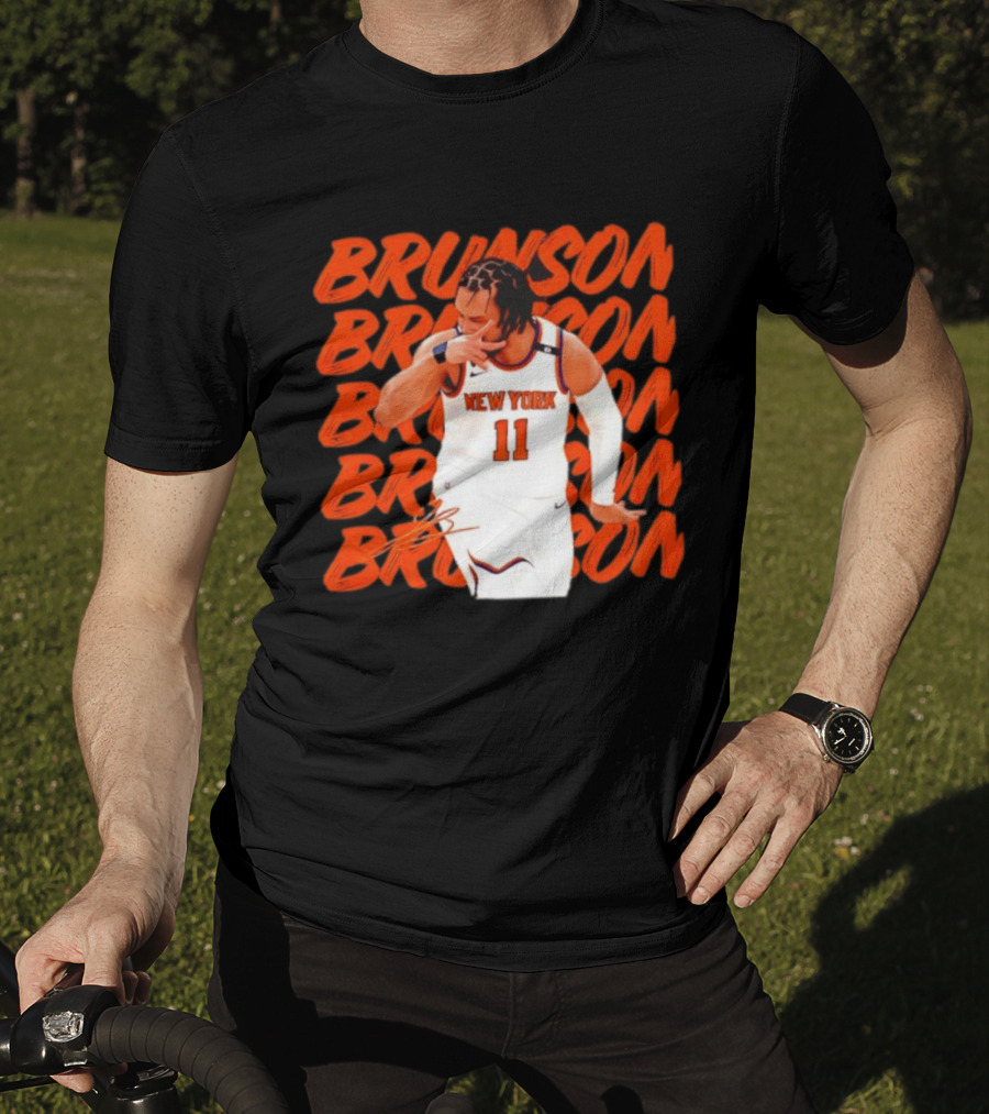 Brunson 11 New York Knicks Basketball Player T-Shirt