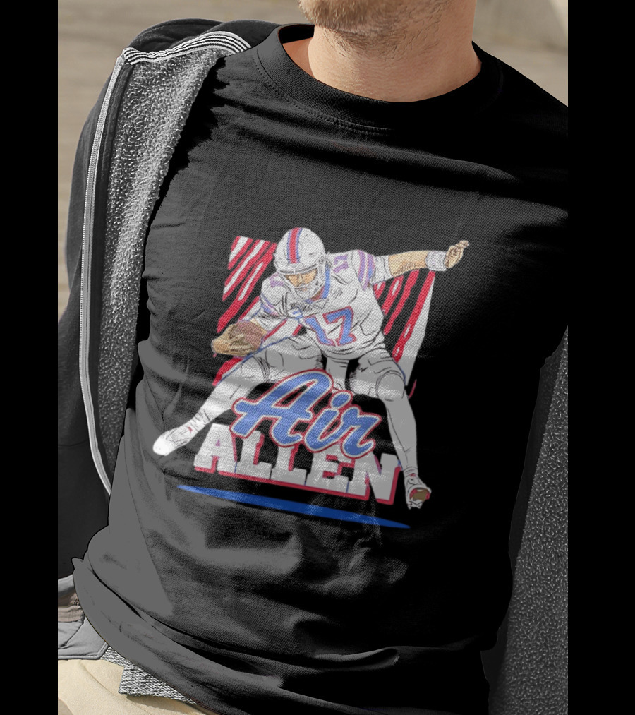 Buffalo Bills Air Allen Football Player Pose T-Shirt