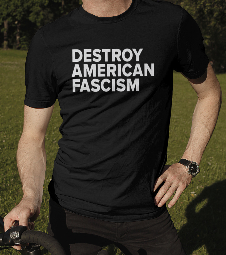Tom Morello Destroy American Fascism T-Shirt
