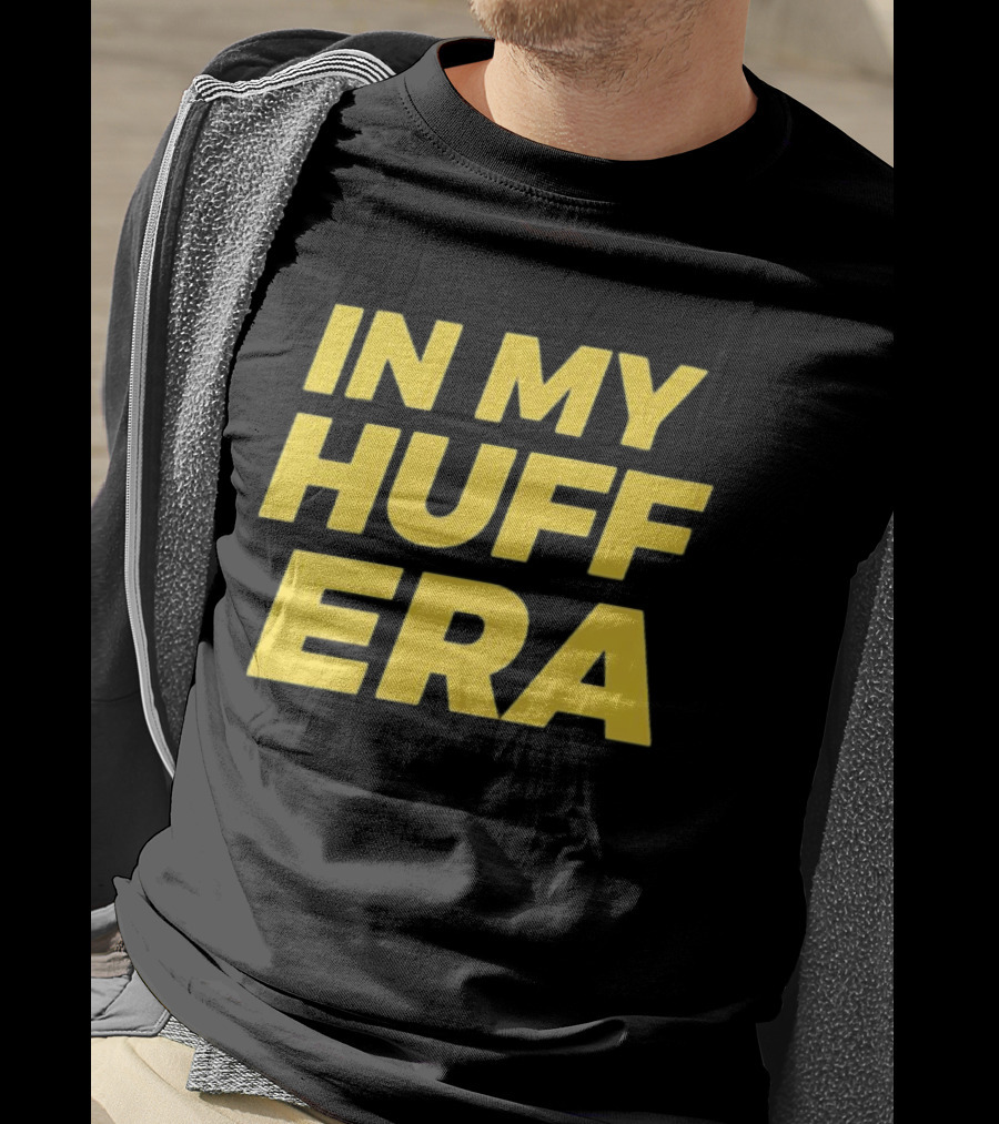 In My Huff Era Trendy Bold Yellow Text Fashion T-Shirt