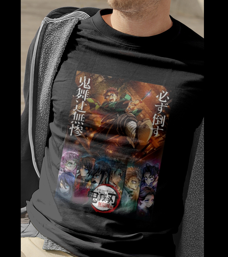 Infinity Castle Arc Kimetsu No Yaiba Demon Slayer Film Trilogy Characters T-Shirt