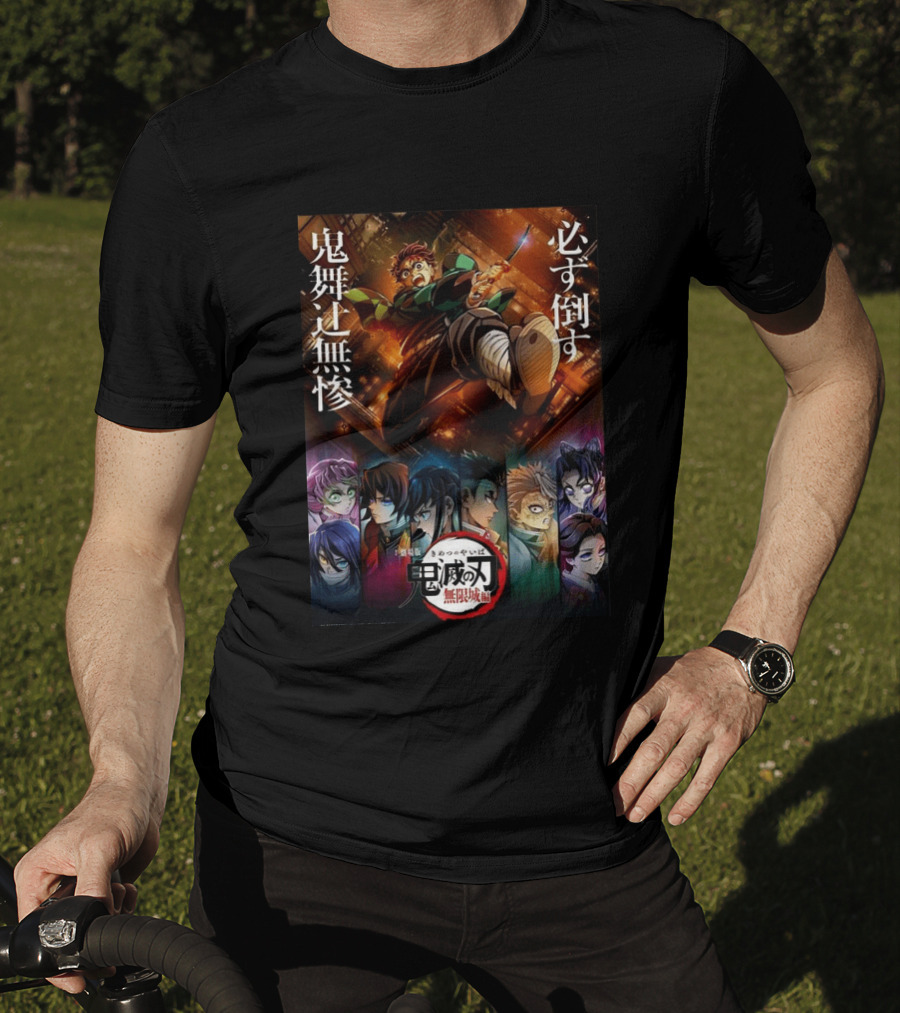 Infinity Castle Arc Kimetsu No Yaiba Demon Slayer Film Trilogy Characters T-Shirt