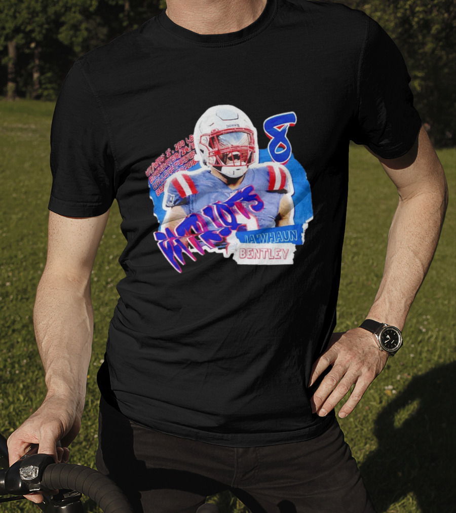 Patriots Ja'whaun Bentley New England 8 Football Superstars T-Shirt