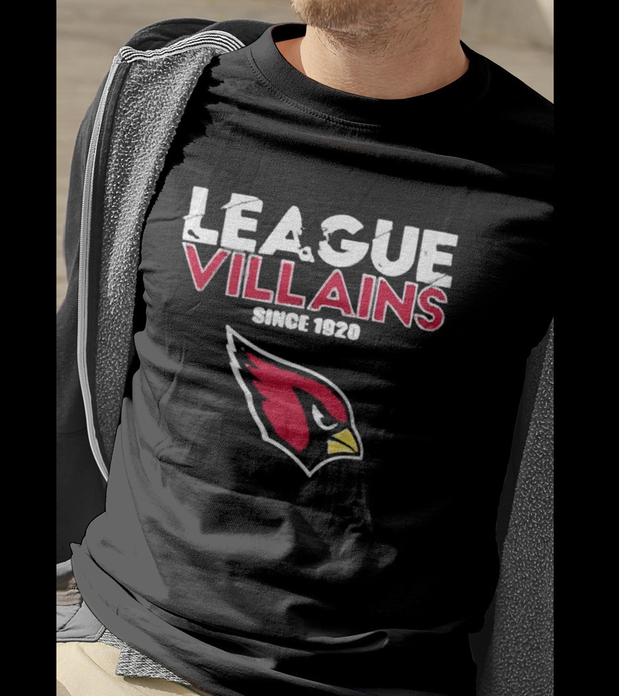 League Villains Since 1920 Arizona Cardinals T-Shirt