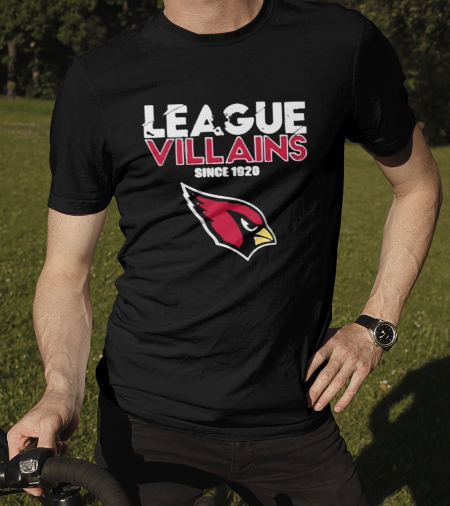League Villains Since 1920 Arizona Cardinals T-Shirt