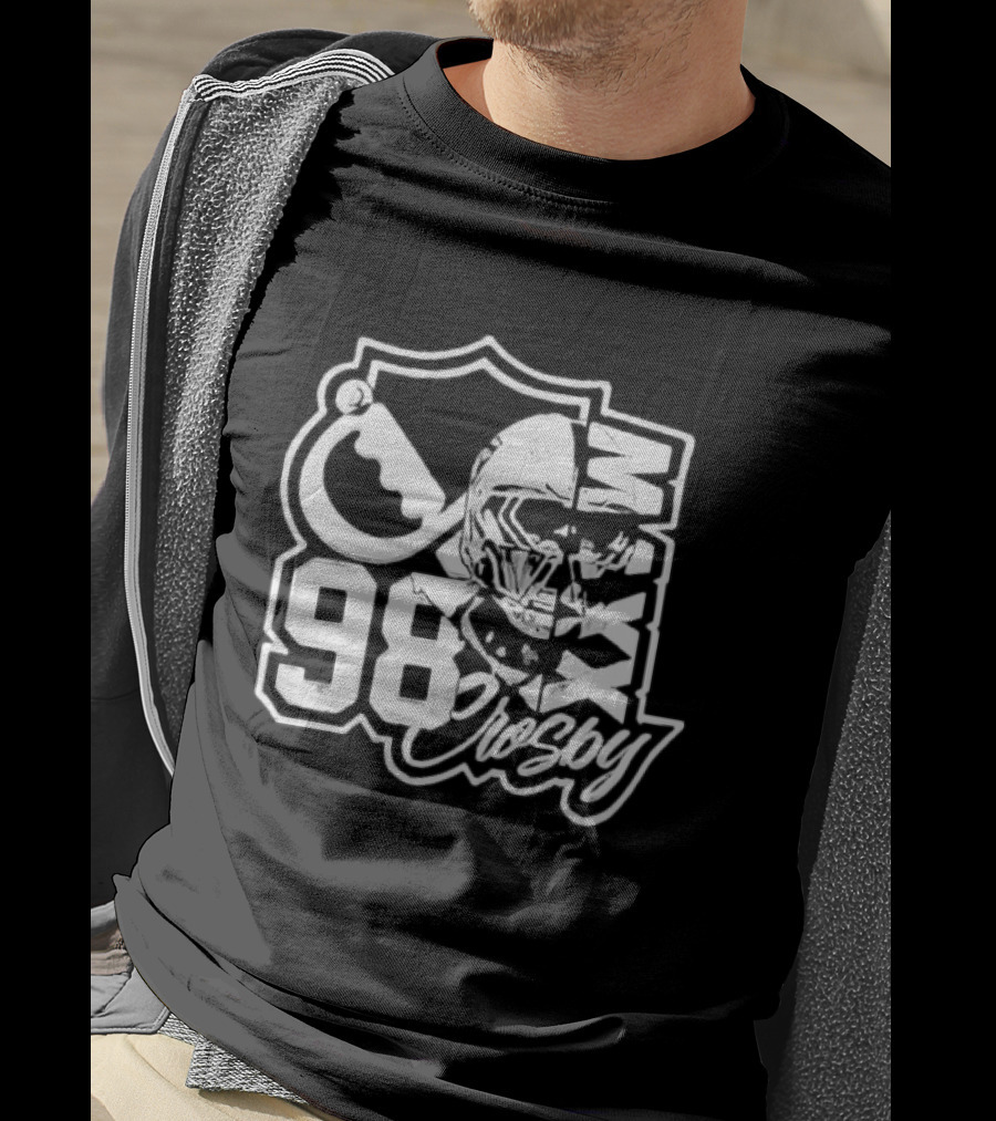 Maxx Crosby 98 Las Vegas Raiders NFL Football Helmet T-Shirt