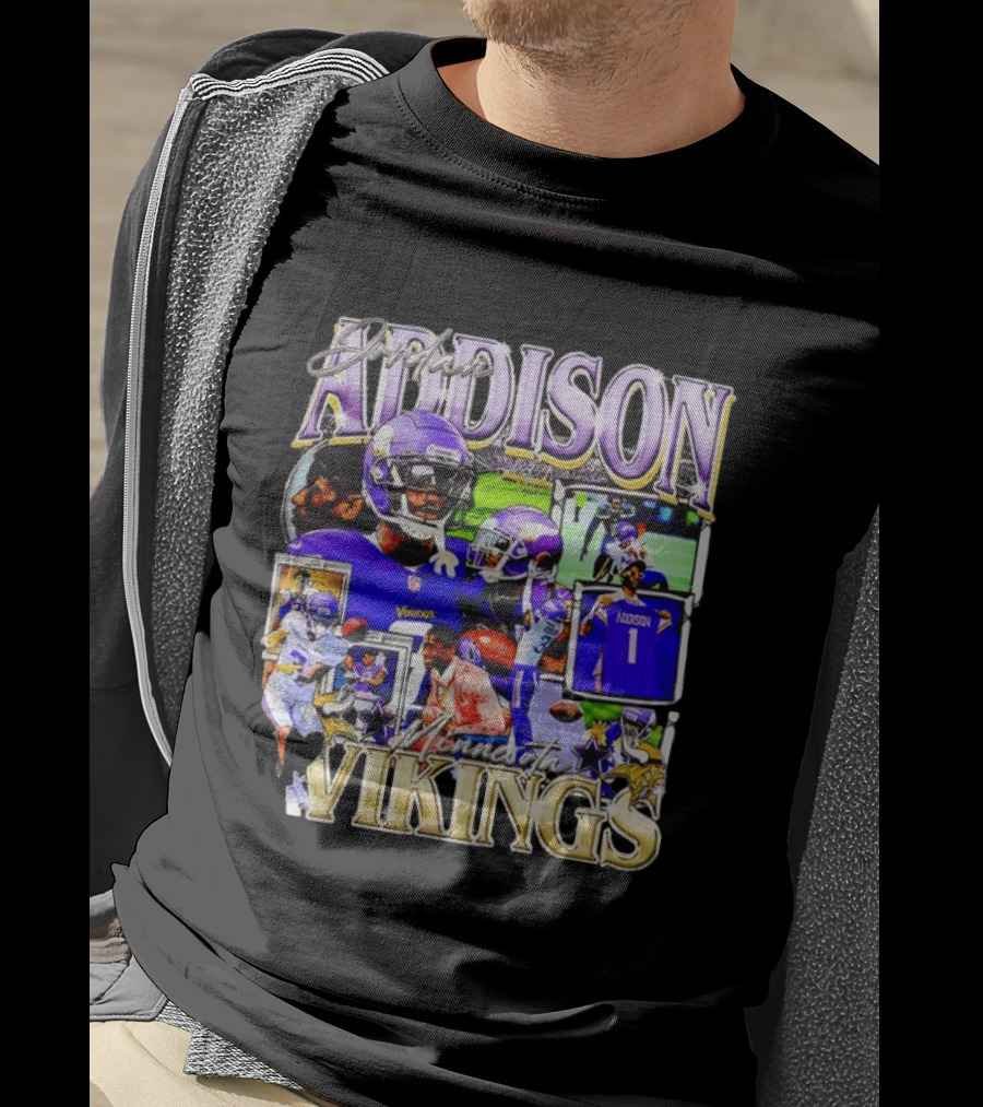 Jordan Addison Minnesota Vikings Stars And Highlights T-Shirt