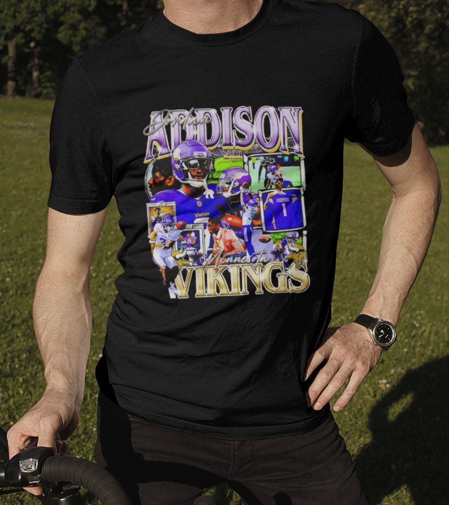 Jordan Addison Minnesota Vikings Stars And Highlights T-Shirt