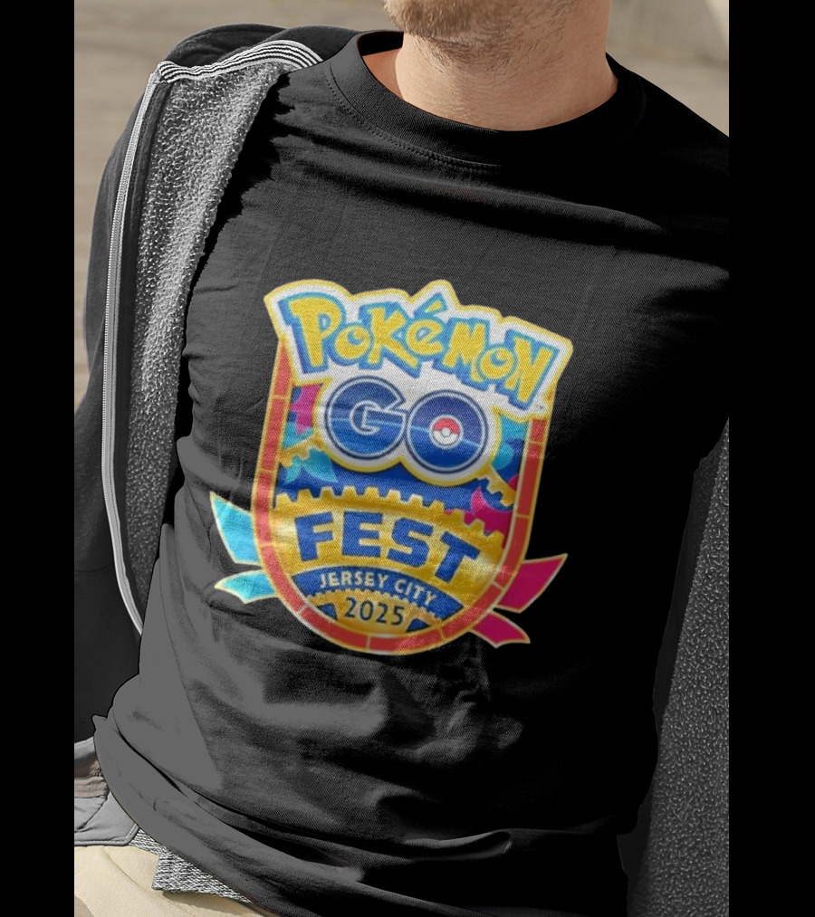 Pokémon Go Fest 2025 Jersey City Event T-Shirt