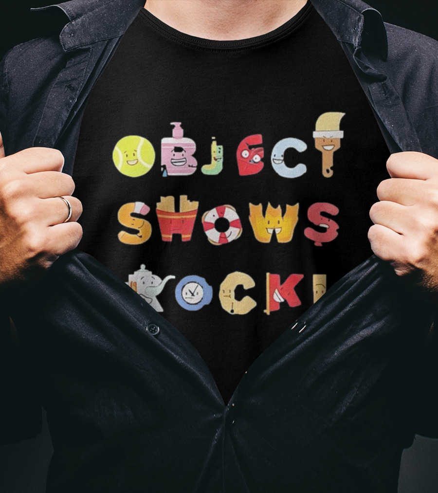 Object Shows Rock Tennis Paintbrush Emoji Toothpaste Balloon T-Shirt