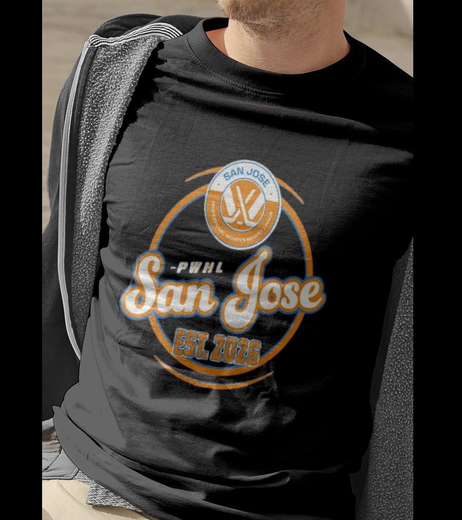 PWHL San Jose Professional Women's Hockey League Est. 2026 T-Shirt