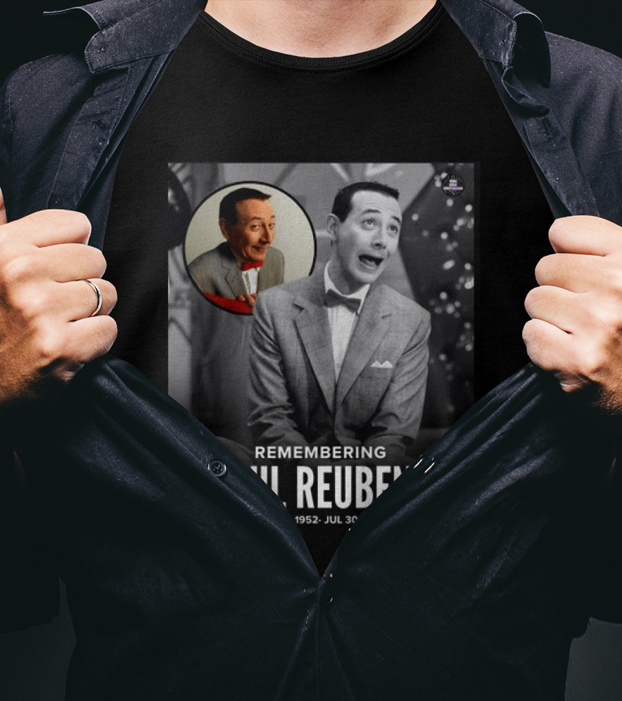 Remembering Paul Reubens Aug 27 1952 July 30 2023 Pee Wee Herman Legacy Memorial T-Shirt