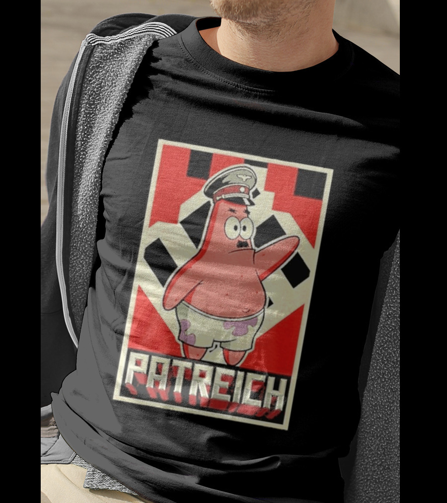 Sponge Patrick Hitler Star T-Shirt