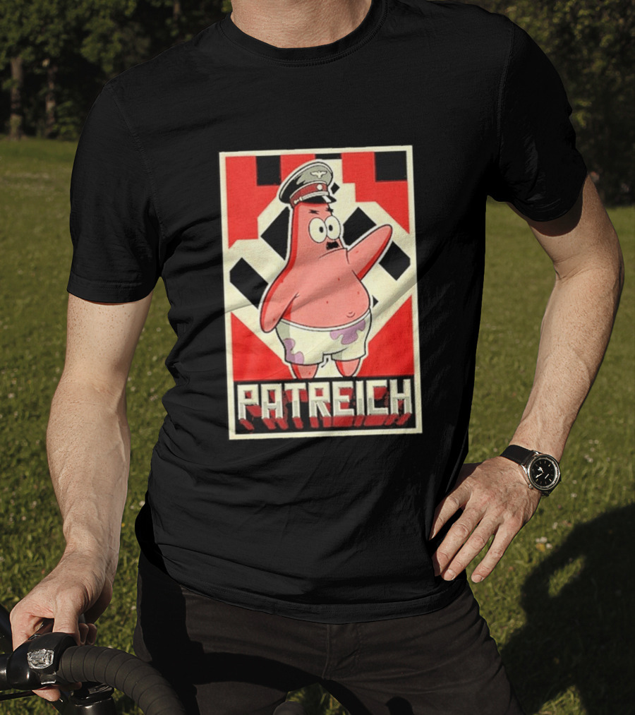 Sponge Patrick Hitler Star T-Shirt
